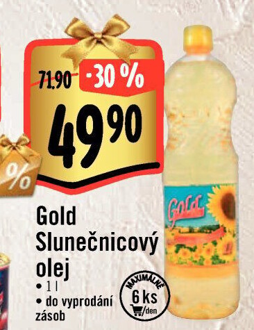 Slunečnicový olej Gold Plus