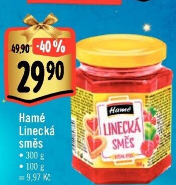 Směs ovocná linecká Hamé