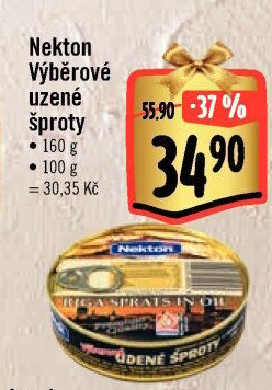 Šproty uzené v oleji výběrové Nekton