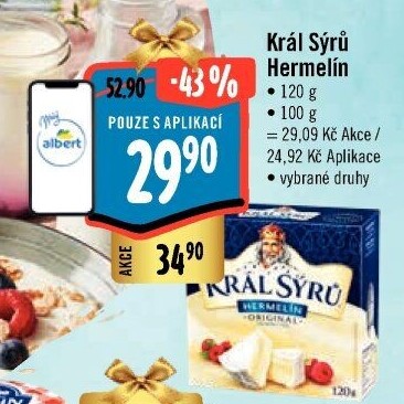 Sýr Hermelín Král sýrů
