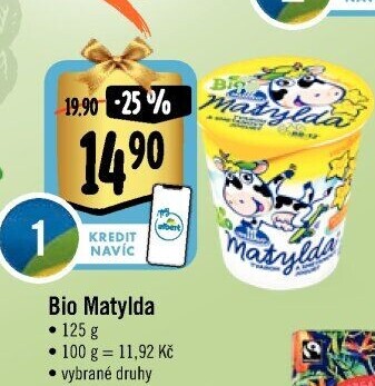 Tvaroh s jogurtem bio Matylda Milko