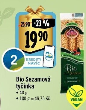 Tyčinka sezamová bio Jannis