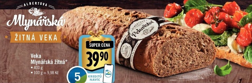 Veka Mlynářská žitná Albert