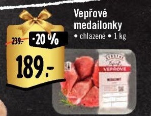 Vepřové medailonky Albert
