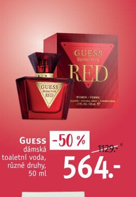 GUESS dámská toaletní voda, různé druhy, 50 ml