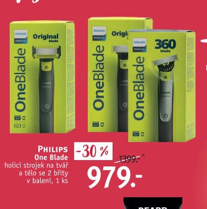 PHILIPS One Blade holicí strojek