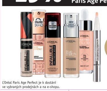 L'Oréal Paris a L'Oréal Paris Age Perfect make-upy a korektory