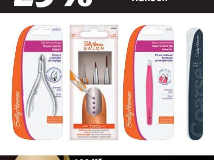 Sally Hansen nástroje