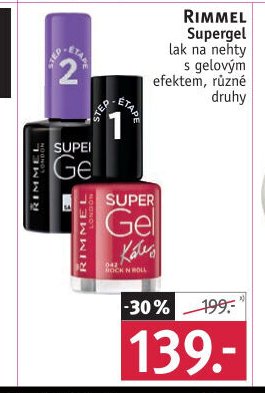 RIMMEL Supergel lak na nehty