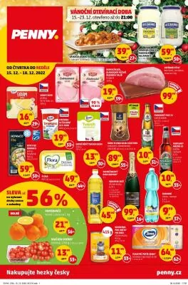 akční leták Penny Market 15.12.2022-18.12.2022