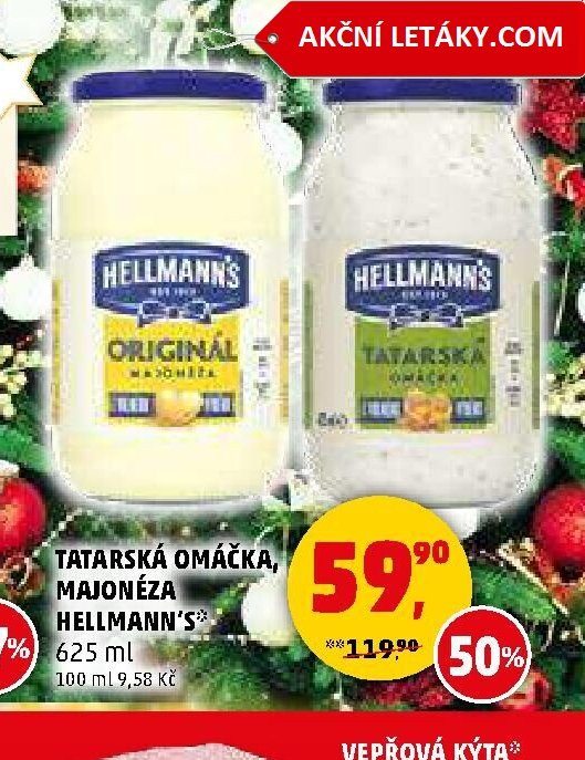 Tatarská omáčka, Majonéza Hellmann's