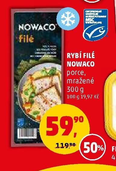 Rybí filé Nowaco