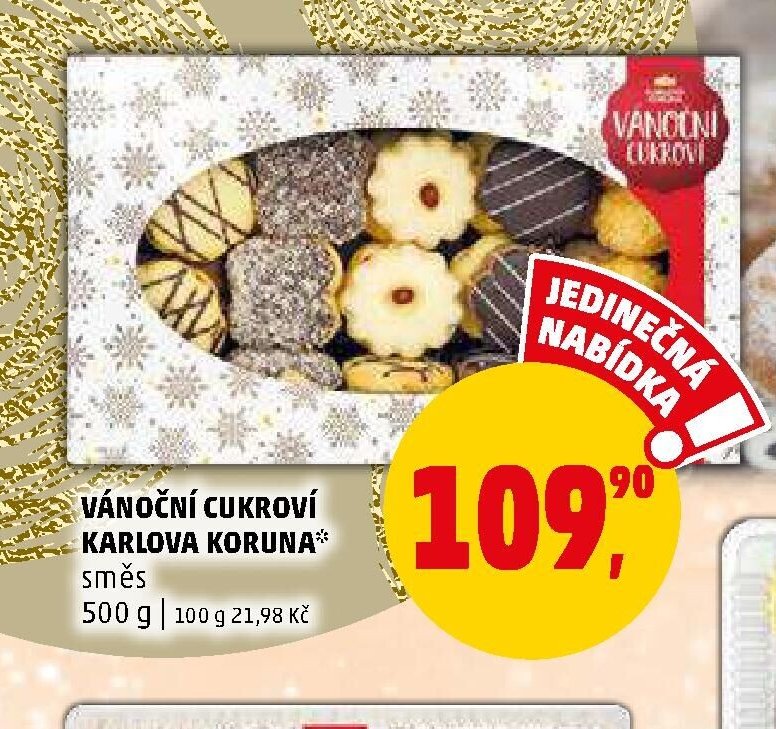 VÁNOČNÍ CUKROVÍ KARLOVA KORUNA*