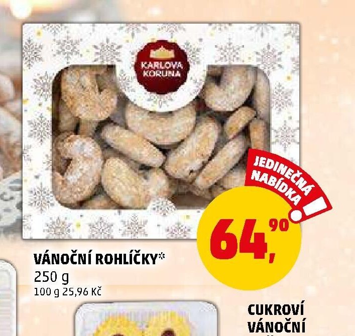 VÁNOČNÍ ROHLÍČKY*