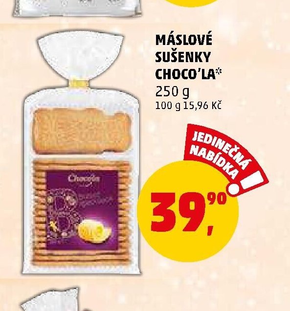 MÁSLOVÉ SUŠENKY CHOCO'LA*