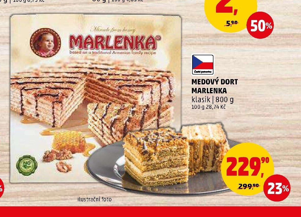 MEDOVÝ DORT MARLENKA