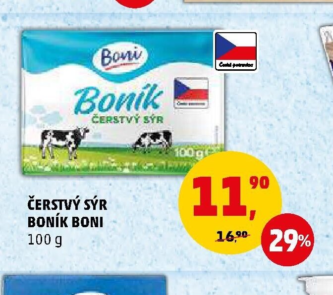 ČERSTVÝ SÝR BONÍK BONI