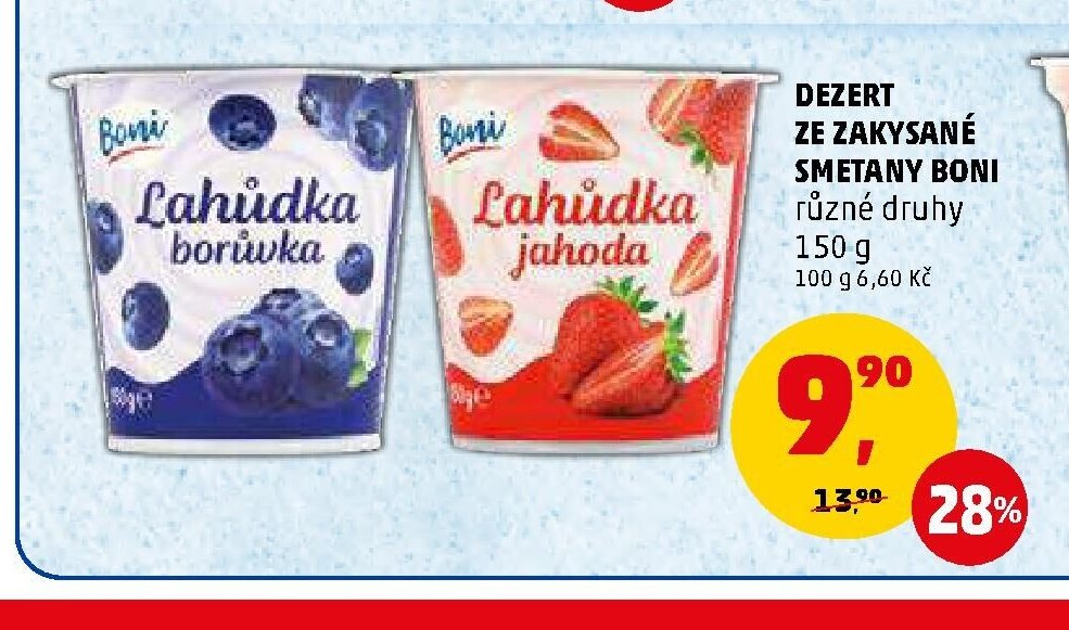 DEZERT ZE ZAKYSANÉ SMETANY BONI