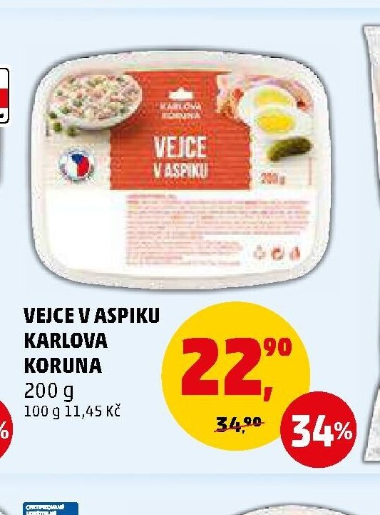 Vejce v aspiku Karlova Koruna