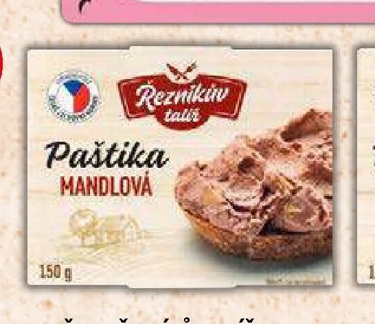 PAŠTIKA ŘEZNÍKŮV TALÍŘ MANDLOVÁ
