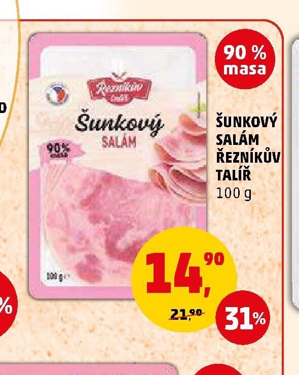 Šunkový salám Řezníkův talíř