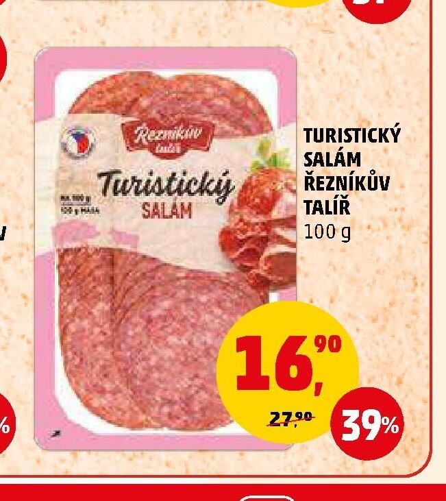 Turistický salám Řezníkův talíř