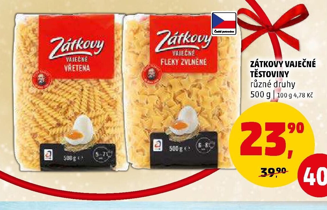 Zátkovy vaječné těstoviny