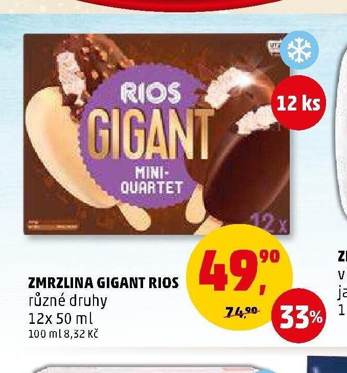 Zmrzlina Gigant Rios