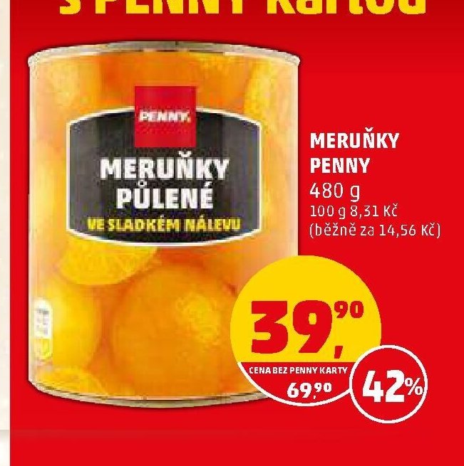 Meruňky Penny