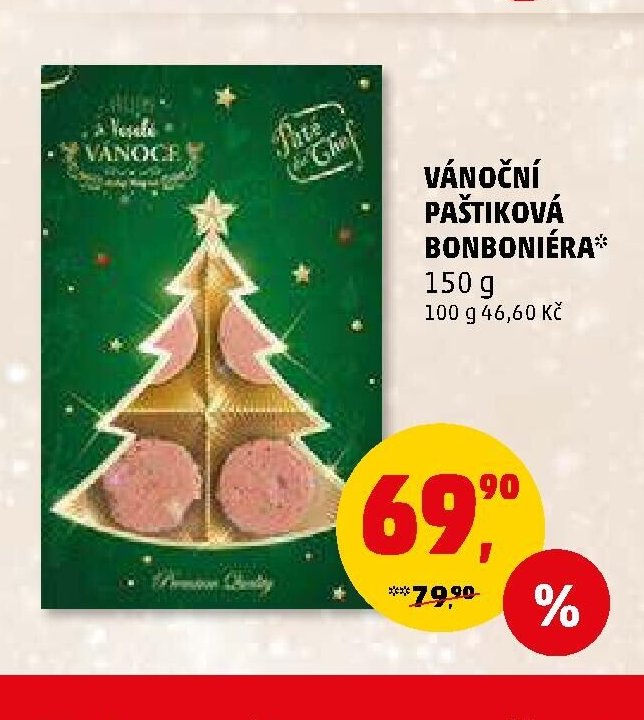 Vánoční paštiková bonboniéra