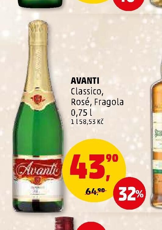 AVANTI Classico, Rosé, Fragola 0,75 l