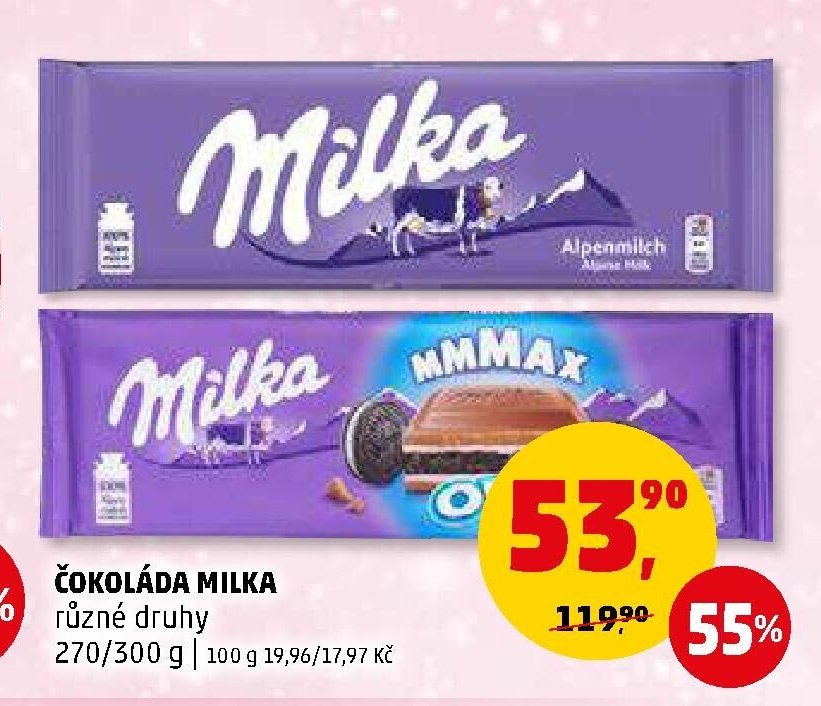 ČOKOLÁDA MILKA