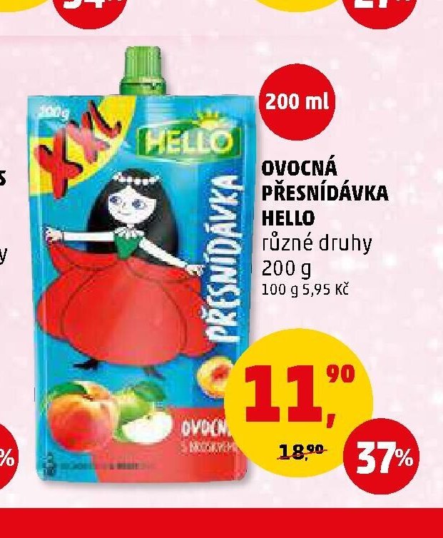 OVOCNÁ PŘESNÍDÁVKA HELLO