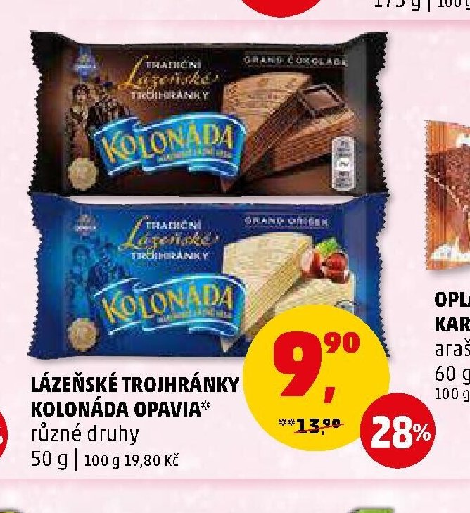 LÁZEŇSKÉ TROJHRÁNKY KOLONÁDA OPAVIA