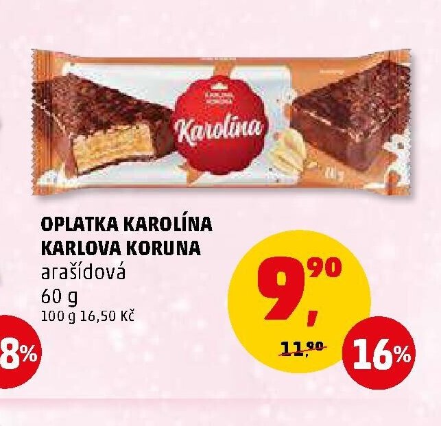 OPLATKA KAROLÍNA KARLOVA KORUNA