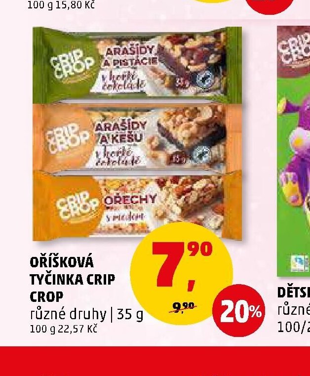 OŘÍŠKOVÁ TYČINKA CRIP CROP