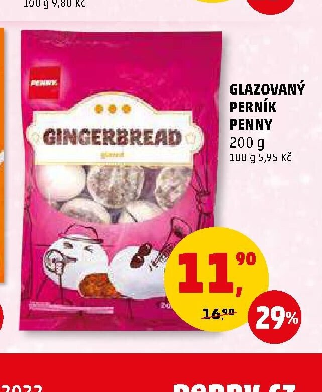GLAZOVANÝ PERNÍK PENNY