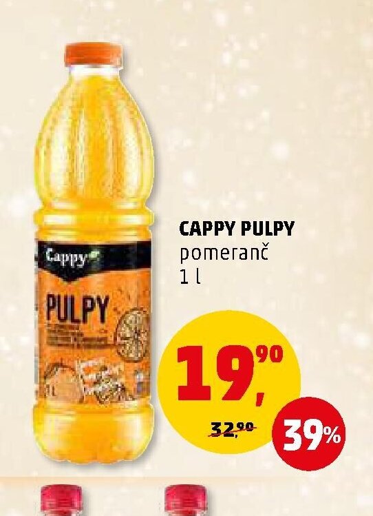 CAPPY PULPY pomeranč 1 l