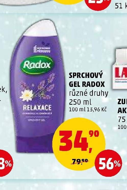 SPRCHOVÝ GEL RADOX