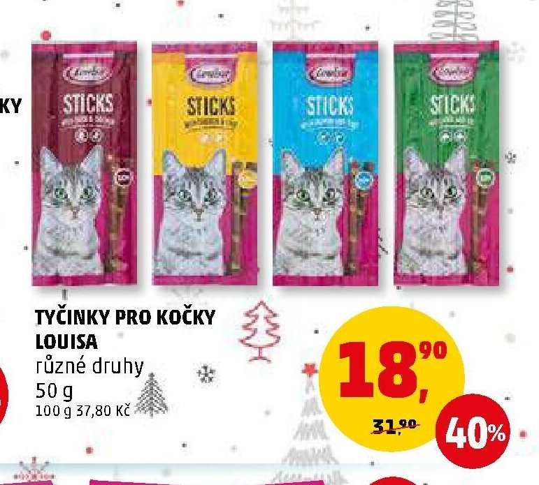 TYČINKY PRO KOČKY LOUISA