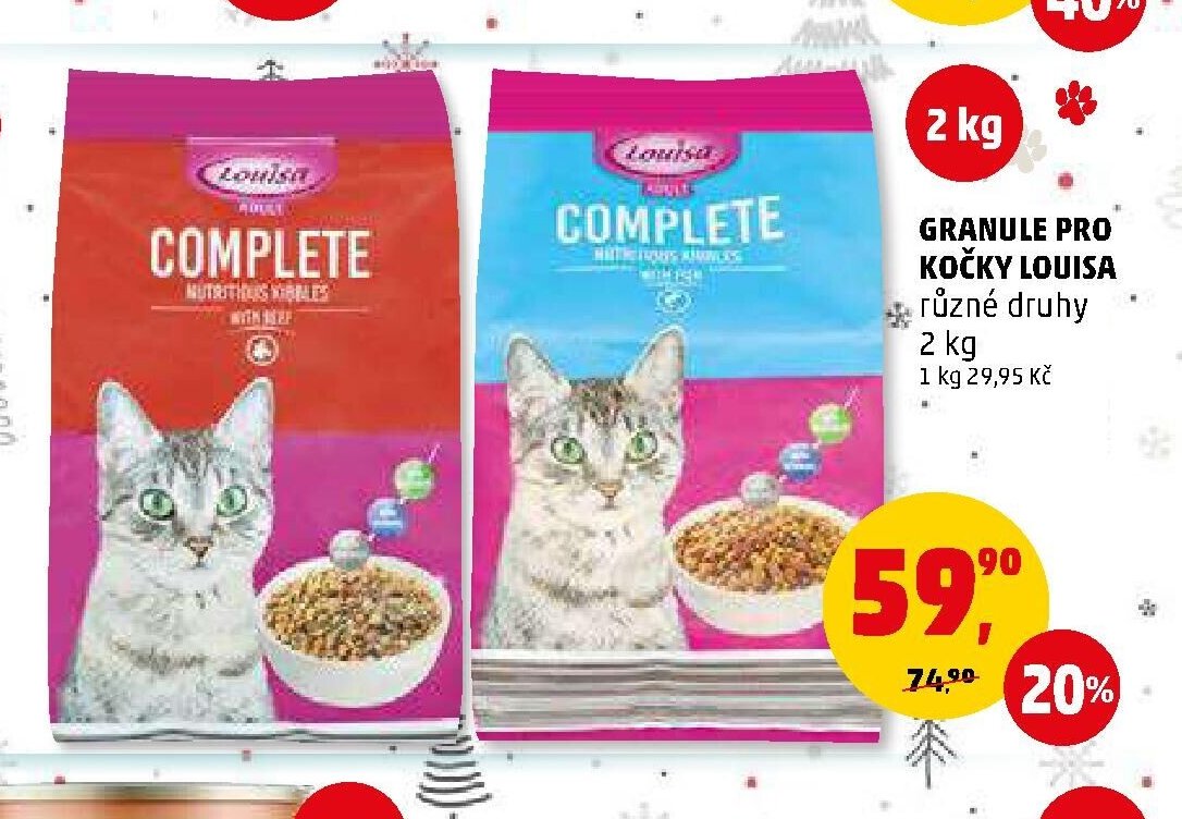 GRANULE PRO KOČKY LOUISA