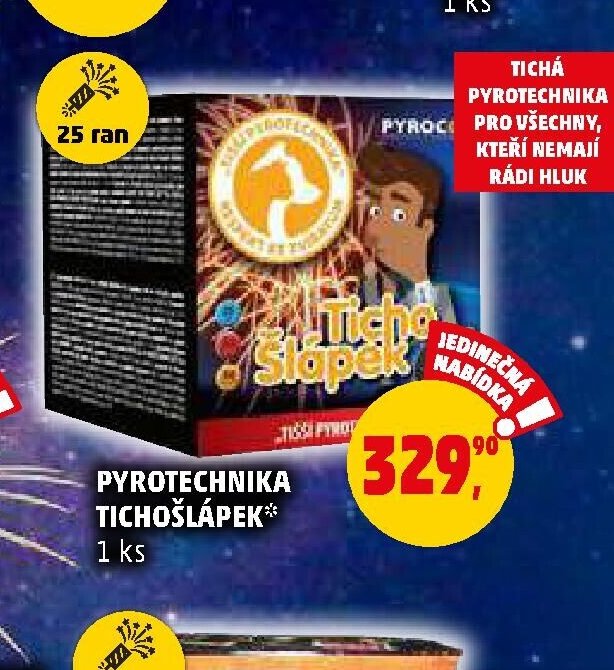 Pyrotechnika Tichošlápek