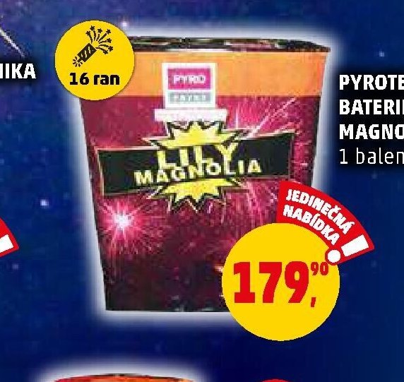 Pyrotechnika Baterie Lily Magnolia
