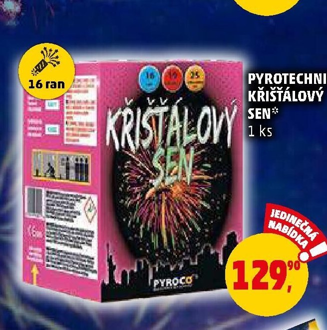 Pyrotechnika Křišťálový sen