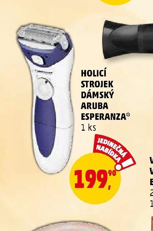 HOLICÍ STROJEK DÁMSKÝ ARUBA ESPERANZA