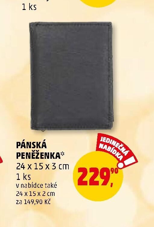 PÁNSKÁ PENĚŽENKA