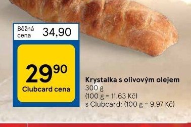 Krystalka s olivovým olejem 300 g