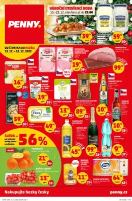 akční leták Penny Market 15.12.2022-18.12.2022