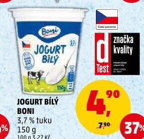 Bílý jogurt Boni