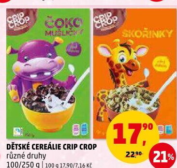 Cereálie Crip Crop